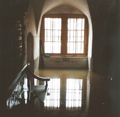 Hoog water kasteel Amerongen