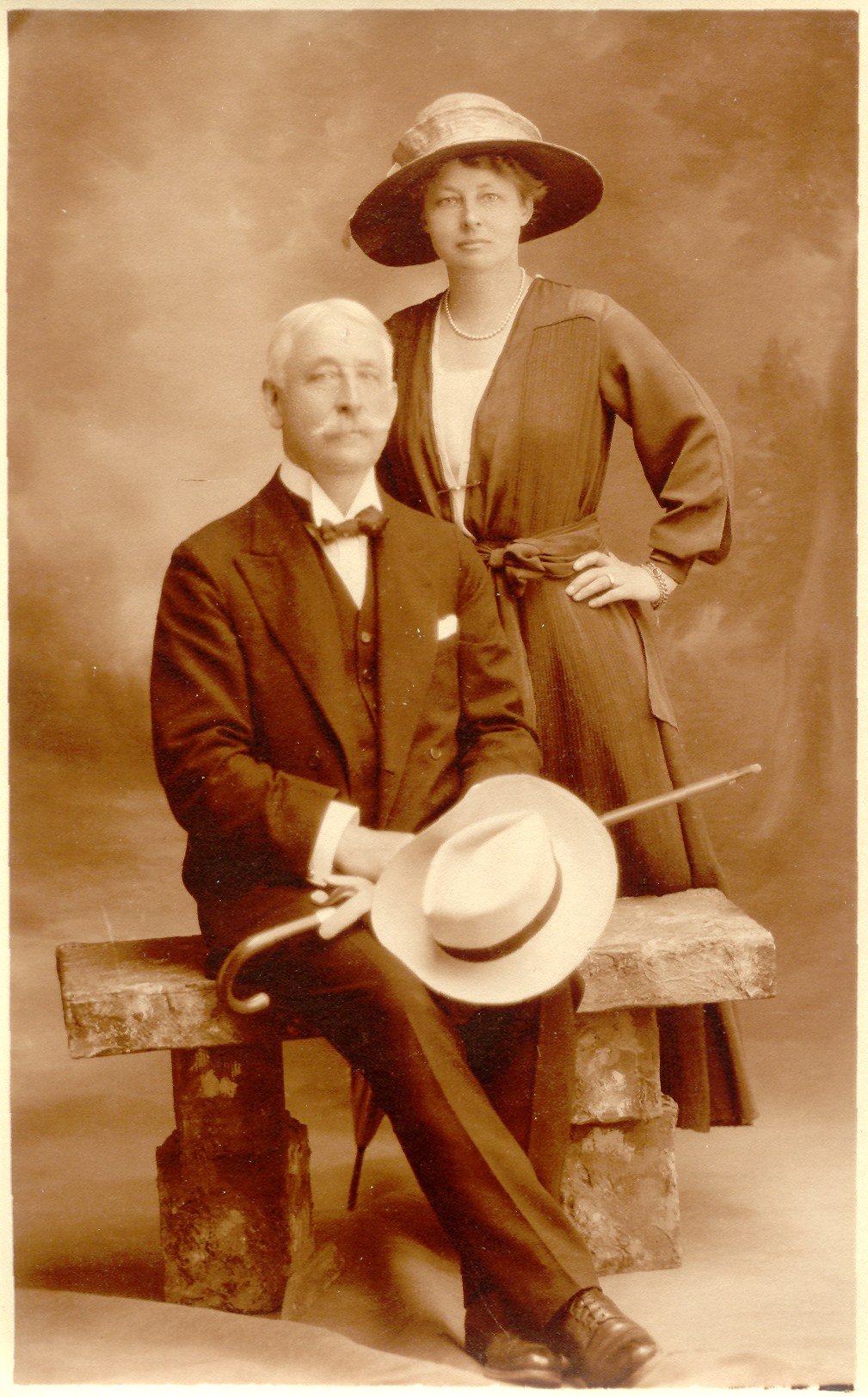 Baron Barones van Heeckeren huwelijksreis 1922-e5fb9942
