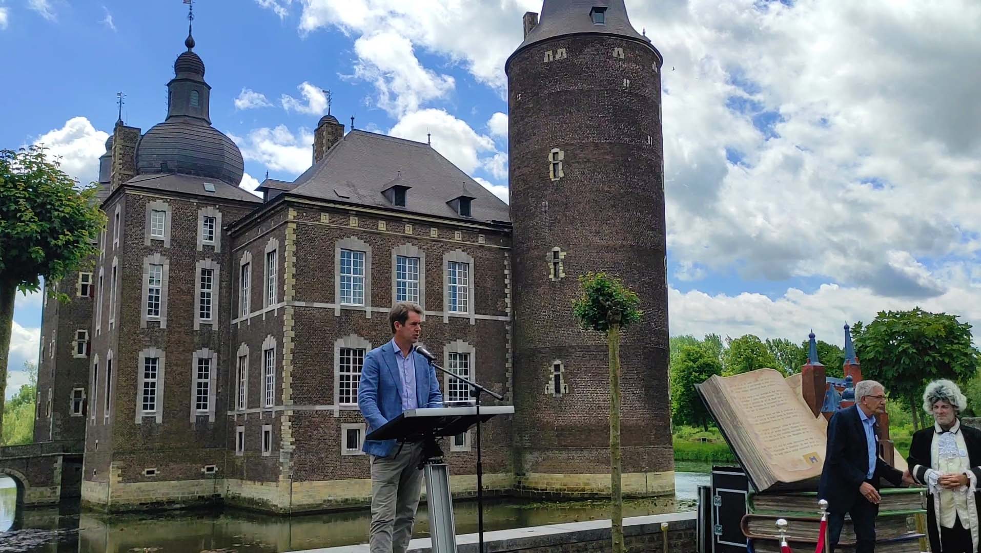 Feestelijke opening Dag van het Kasteel op kasteel Hoensbroek (LI)